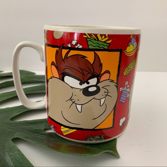 Vintage Looney tunes taz insulated mug